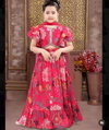 OC 166 Georgette Girls Wear Lehenga Choli Kids Wholesale Price In Surat
